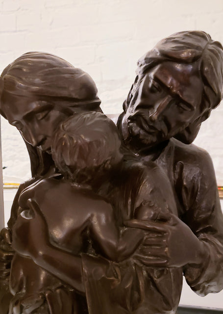 Bramante Intimate Holy Family Sample Bronze Sculpture