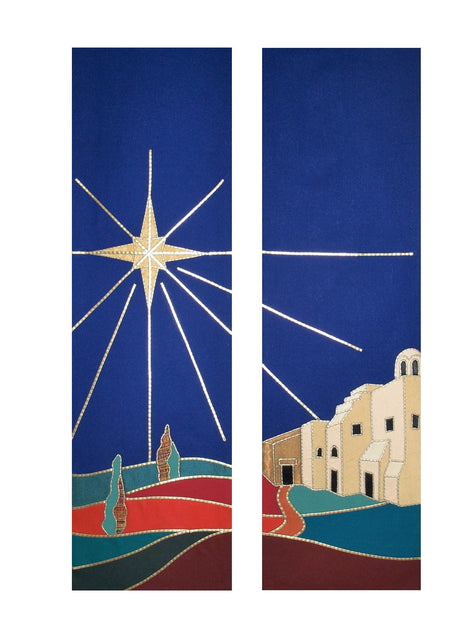 Bramante Star Of Bethlehem Christmas Sample Altar Scarves