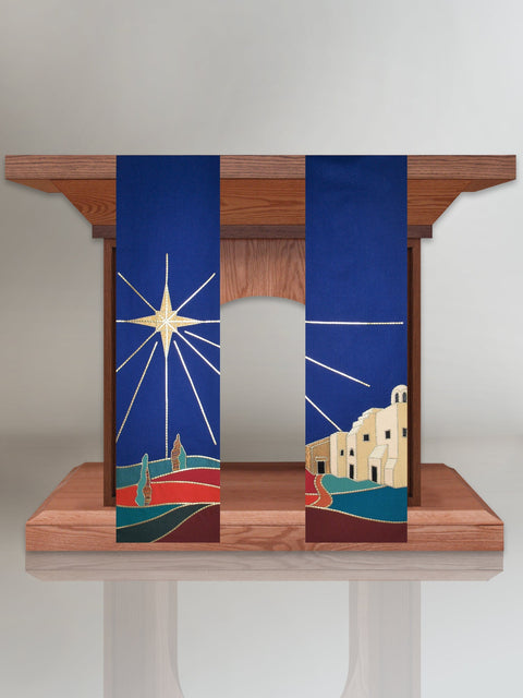 bramante Star of Bethlehem Christmas Sample Altar Scarves