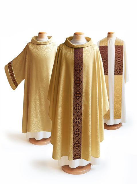 bramante The Francis Classic Baroque Gold & Brocade Burgundy Collection