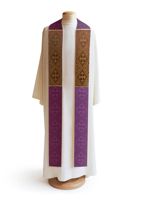 Bramante The Francis Classic Cross Purple & Brocade Burgundy Collection