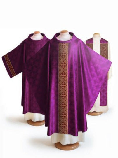 bramante The Francis Classic Lucia Purple & Brocade Burgundy Collection