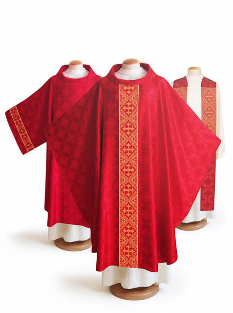 bramante The Francis Classic Lucia Red & Brocade Red Collection