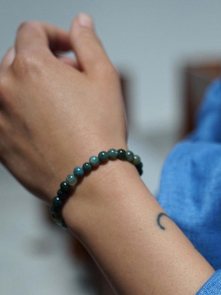 Branco Earth Green Agate