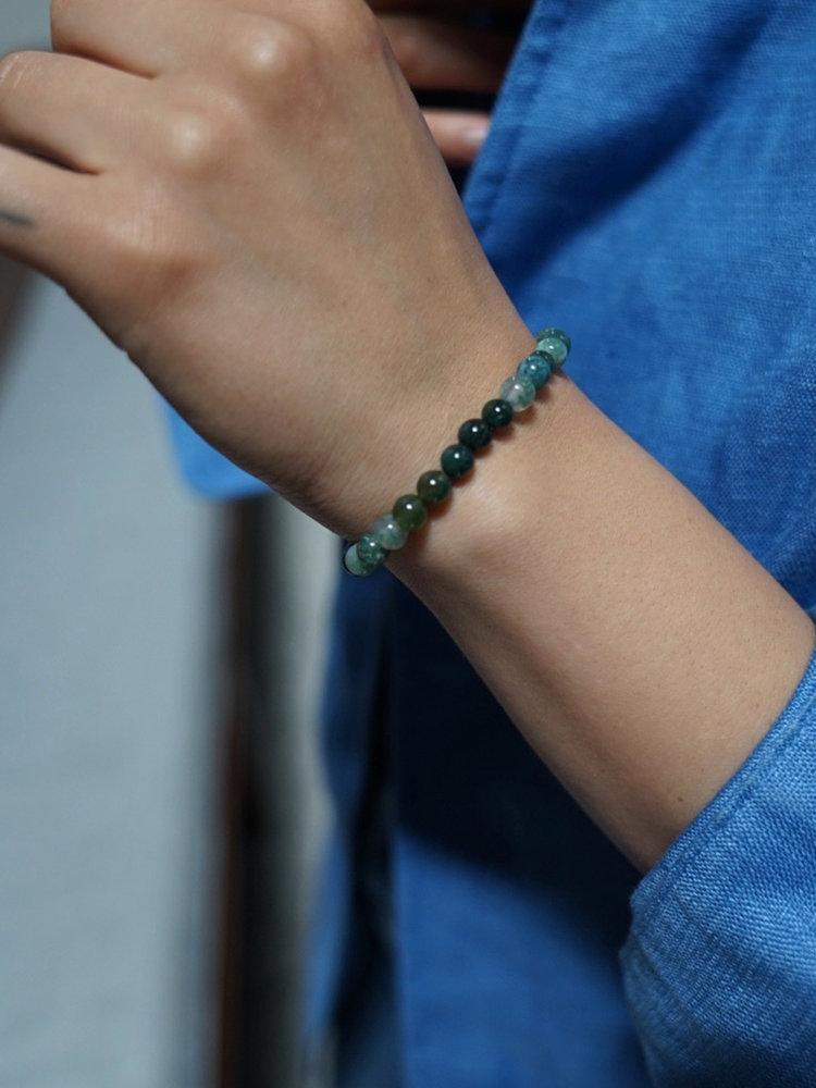 Branco Earth Green Agate