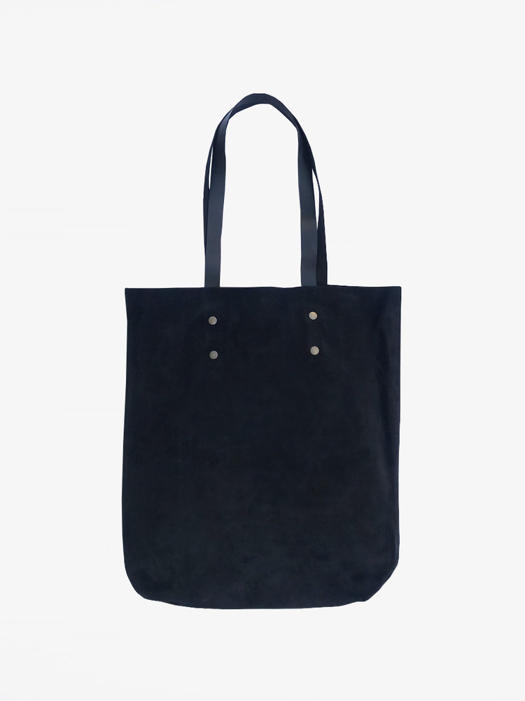 branco Lisboa Tote Black Suede