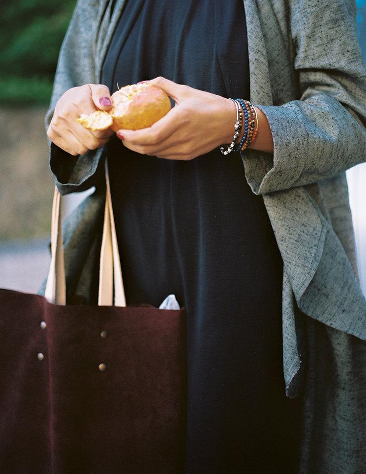 Branco Lisboa Tote Burgundy Suede