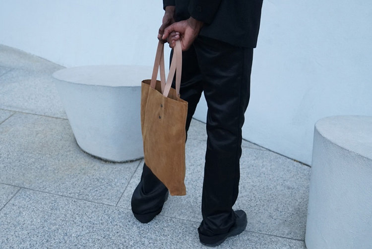Branco Lisboa Tote Camel Suede