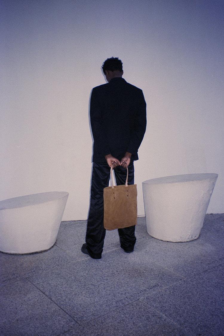Branco Lisboa Tote Camel Suede
