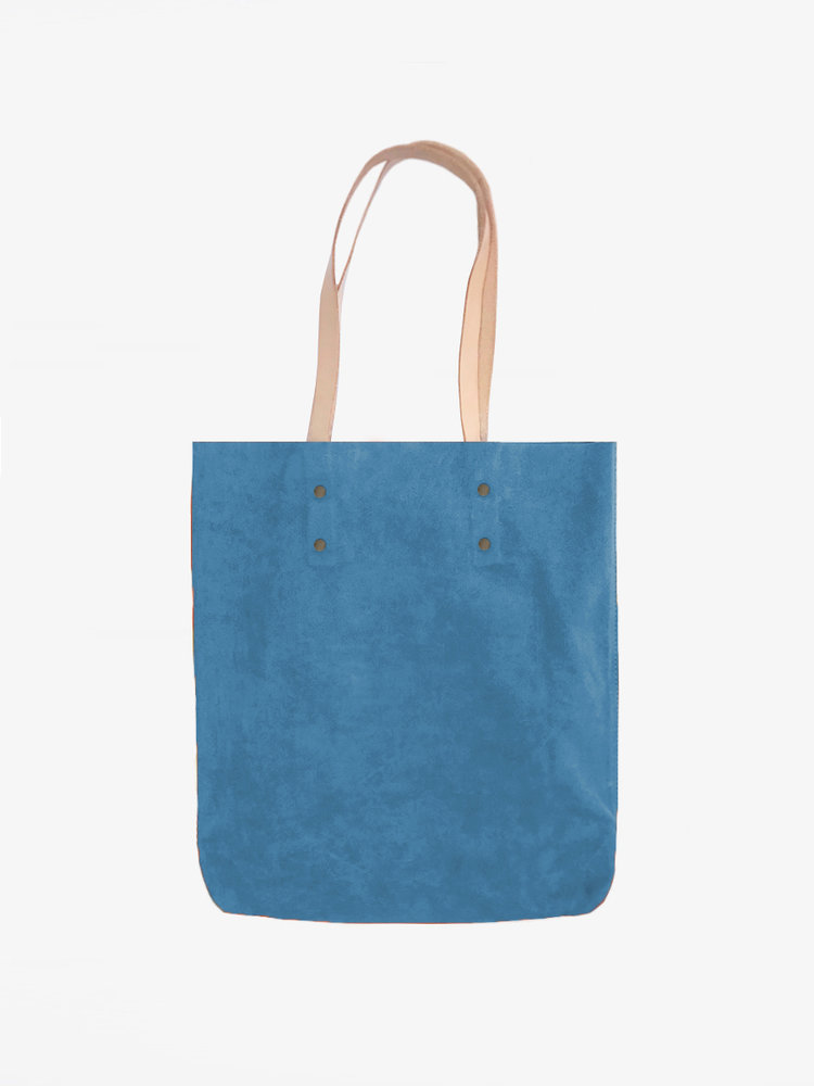 branco Lisboa Tote Indigo Suede