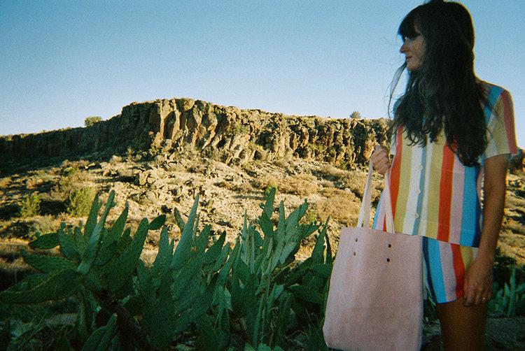 Branco Lisboa Tote Pink Suede
