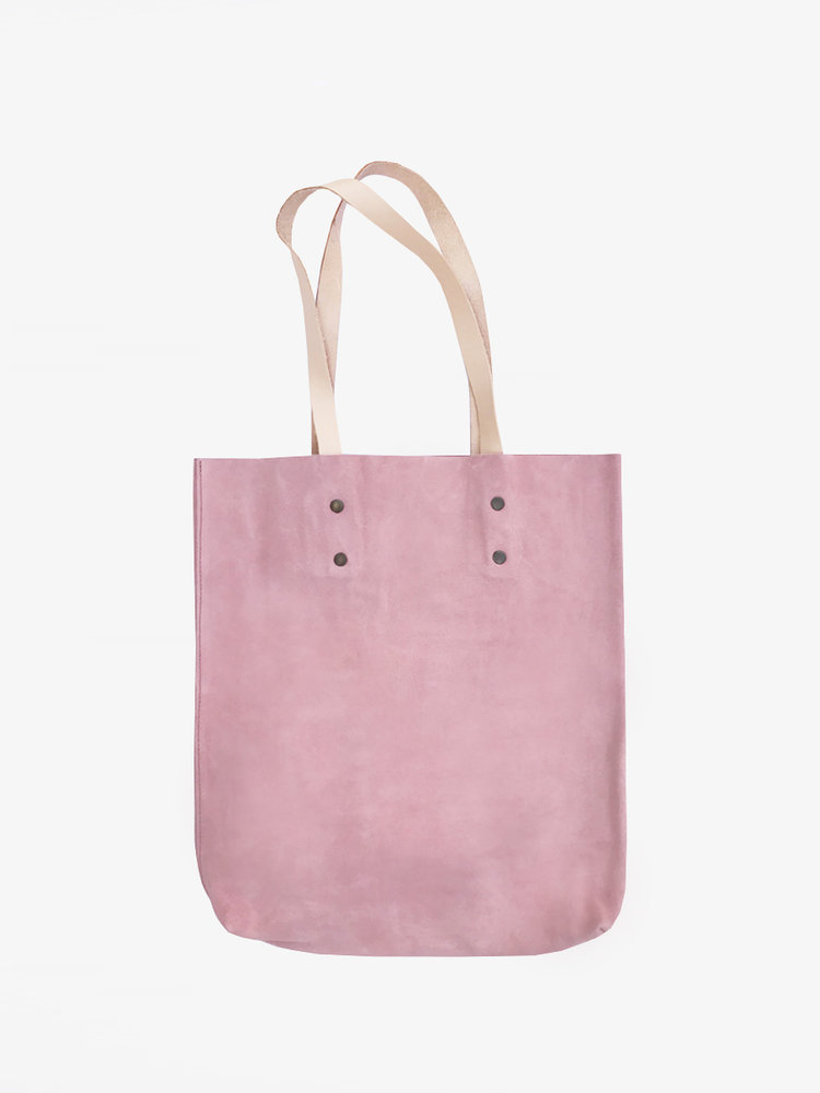 branco Lisboa Tote Pink Suede
