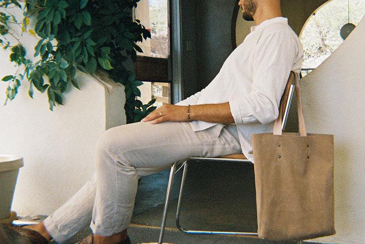 Branco Lisboa Tote Taupe Suede