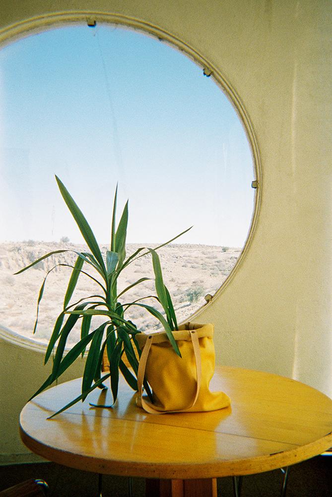 Branco Lisboa Tote Yellow Leather