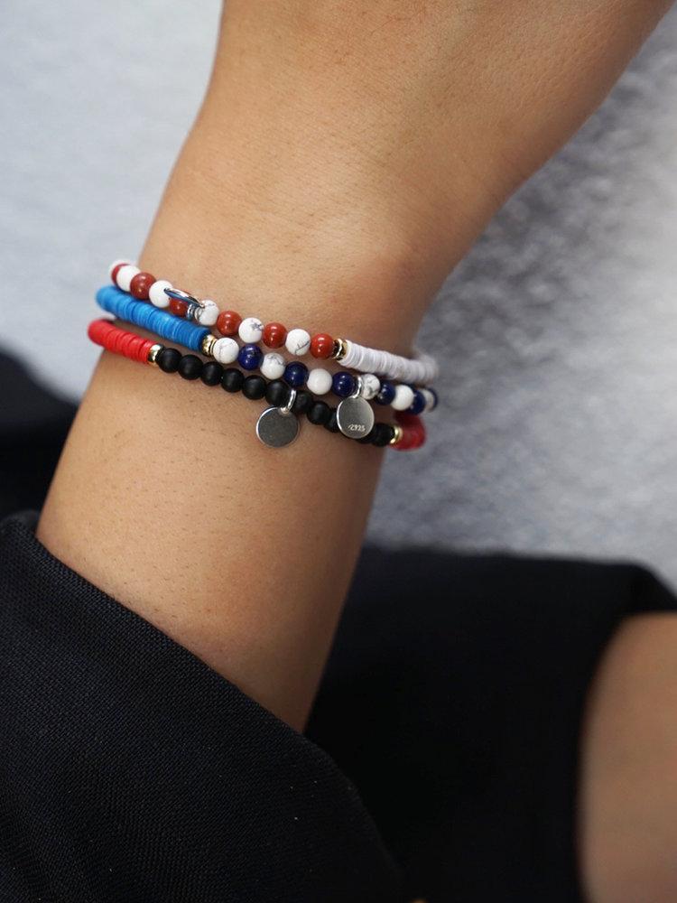 Branco Nautica Blue Vinyl Bracelet