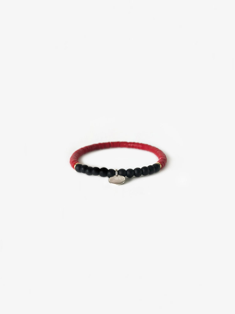 branco Nautica Red Vinyl Bracelet