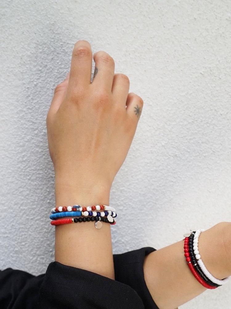 Branco Nautica White Vinyl Bracelet