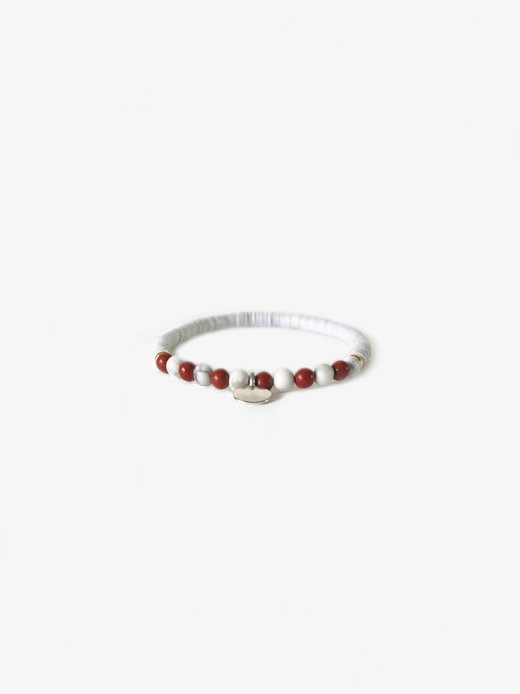 branco Nautica White Vinyl Bracelet