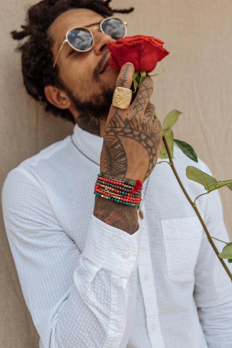 Branco Rose Gold Jungle Trail