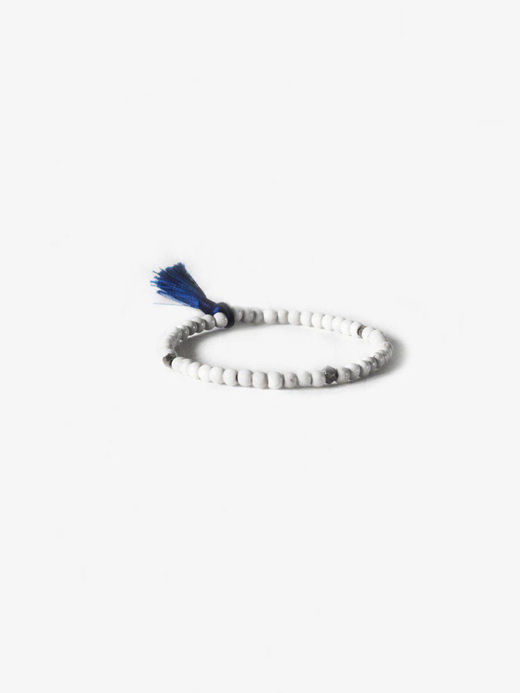 Branco Tassel Bracelet