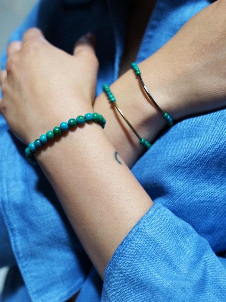 Branco Tubular Chrysocolla