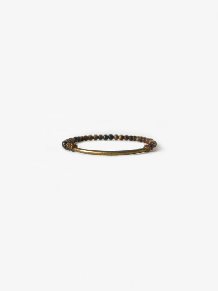Branco Tubular Gold Tiger Eye