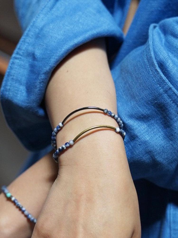 branco Tubular Indigo Sodalite