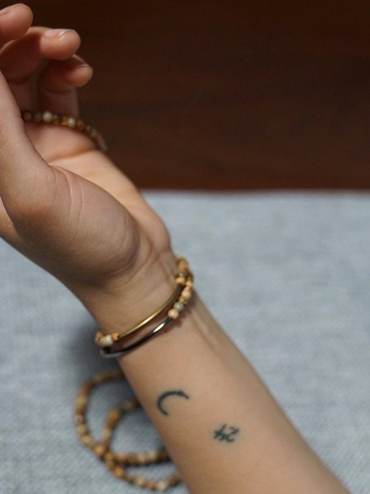 Branco Tubular Picture Jasper