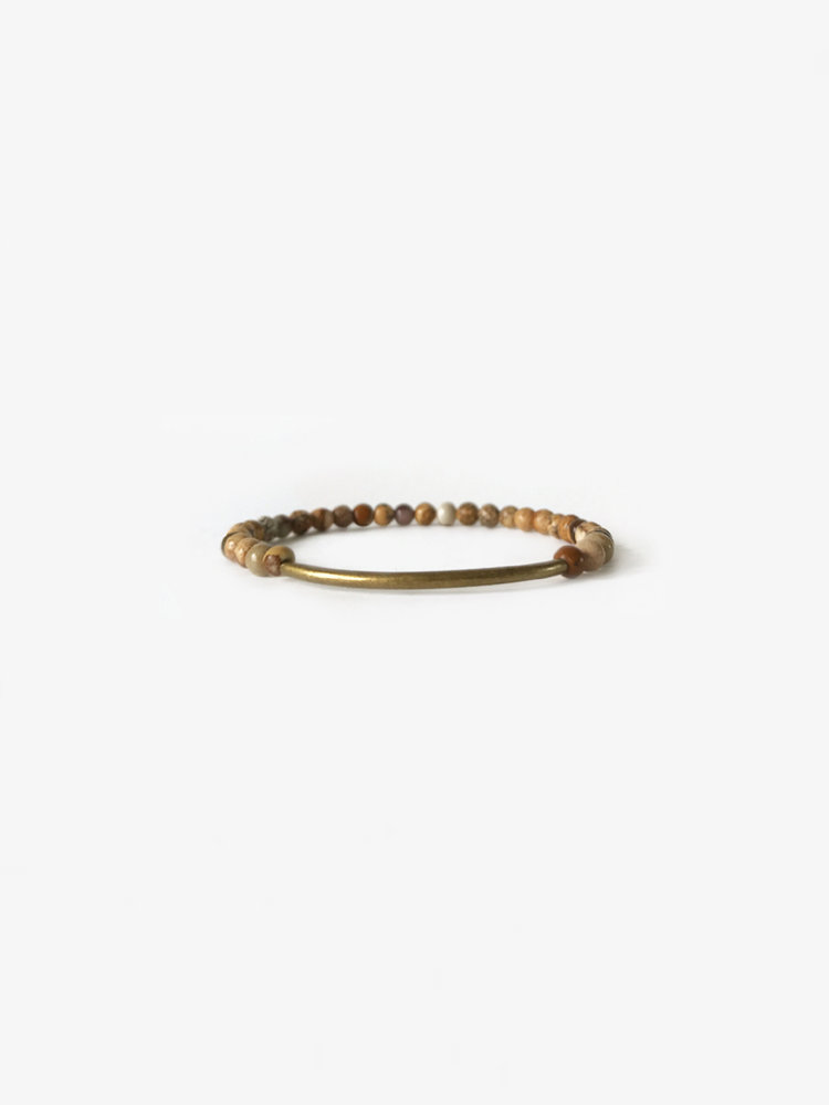 Branco Tubular Picture Jasper