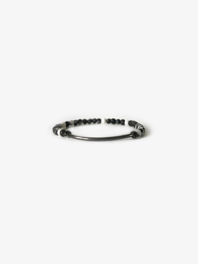Branco Tubular Zebra Jasper