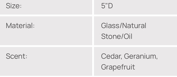 Brando Crystal Fragrance Bowl | Aventurine