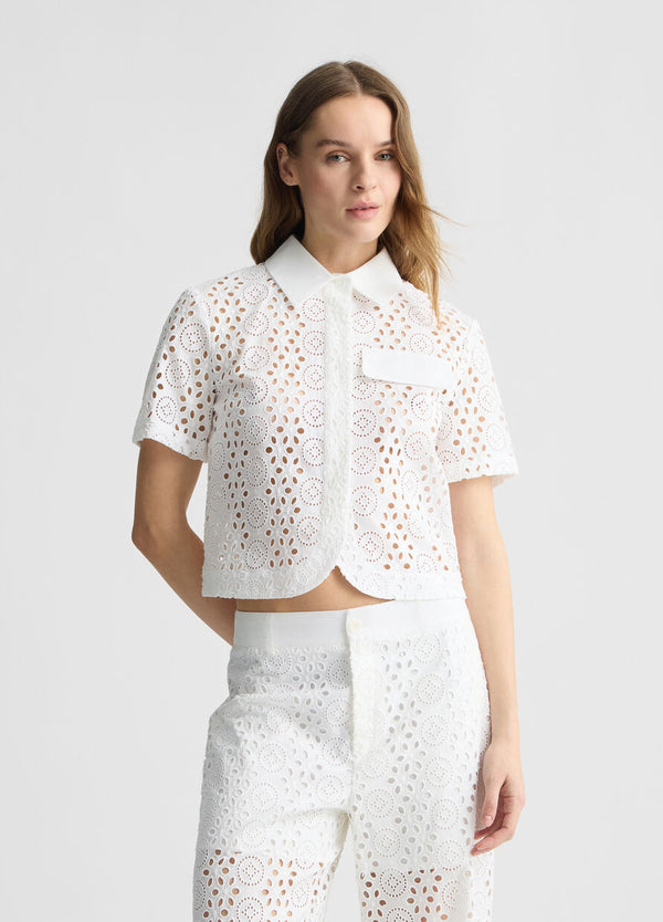 brando Natalie Cropped Shirt