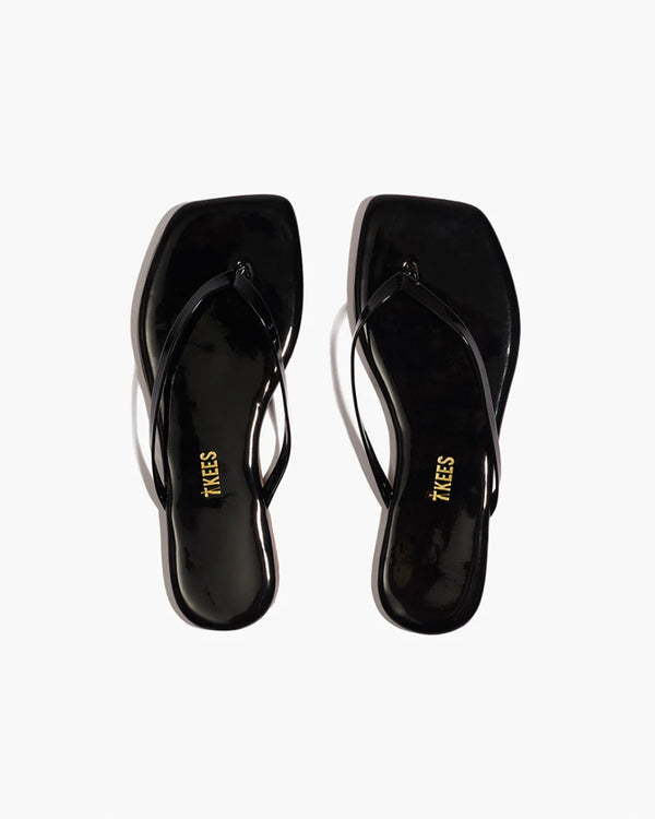 brando Square Toe Lily sandals | Licorice