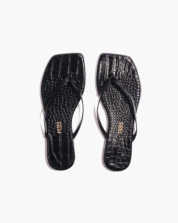 brando Square Toe Lily Sandals | Sable Croc
