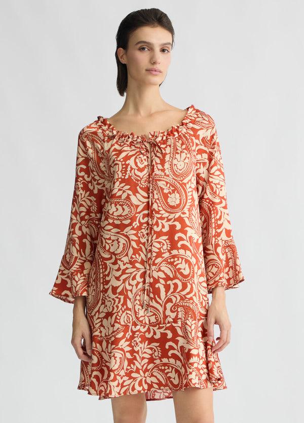 Brando Terracotta Dress