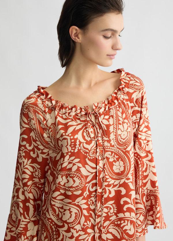 Brando Terracotta Dress