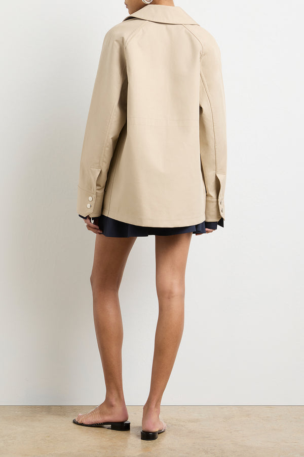 Brandon Maxwell The Celine Jacket In Light Khaki