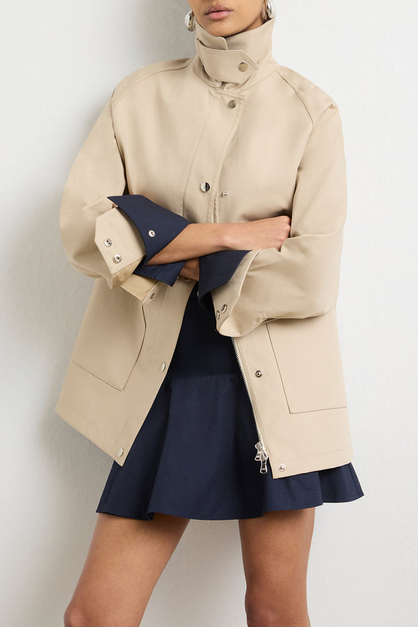 brandon maxwell The Celine Jacket in Light Khaki