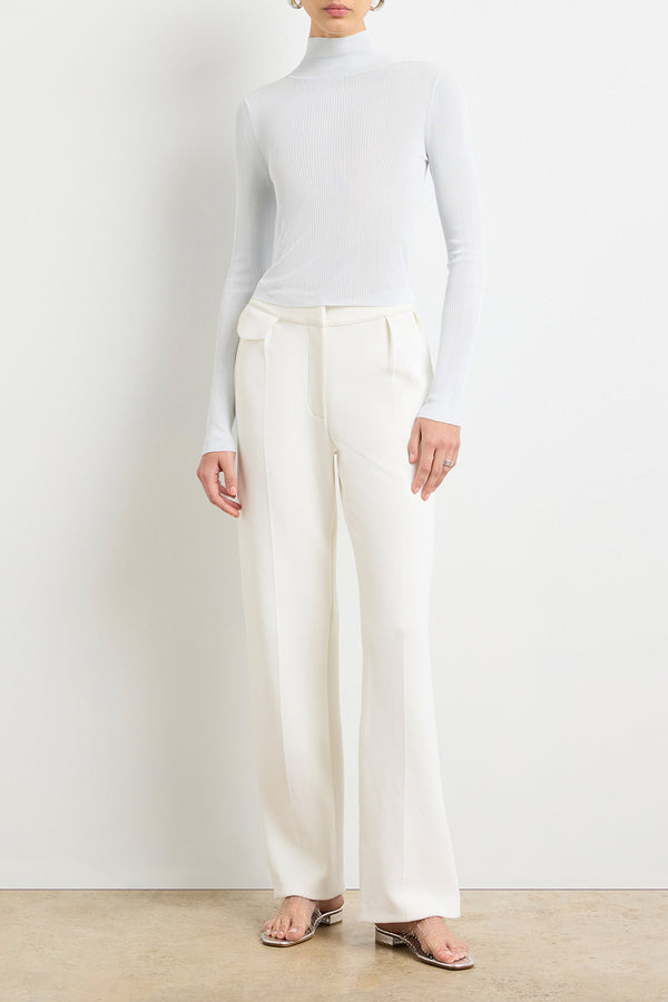 Brandon Maxwell The Cooper Turtleneck In Ice Melt