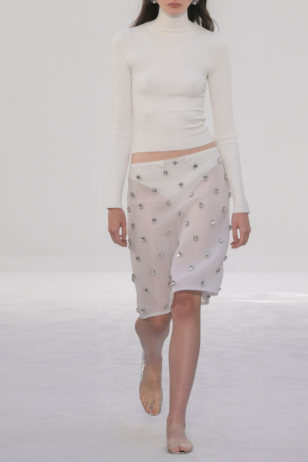 brandon maxwell The Cooper Turtleneck in White