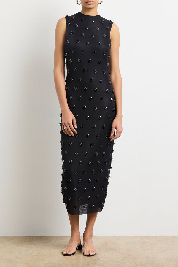 brandon maxwell The Denyse Dress in Black