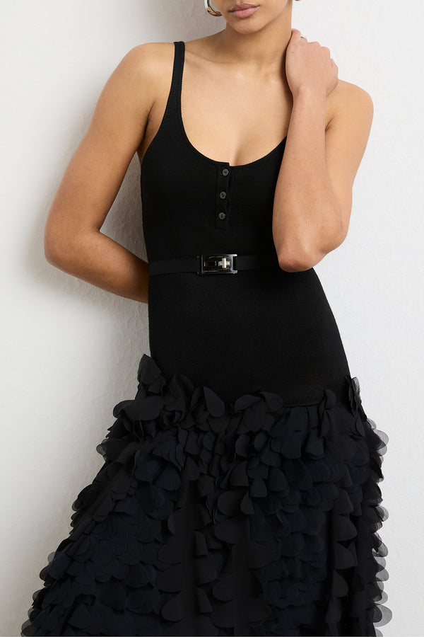 Brandon Maxwell The Devyn Dress In Black