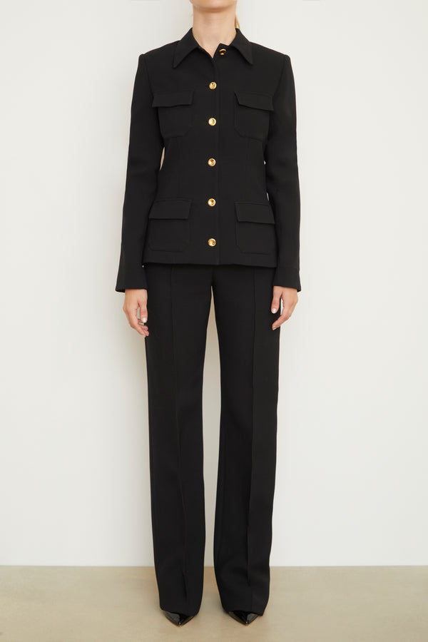 Brandon Maxwell The Gage Jacket In Black