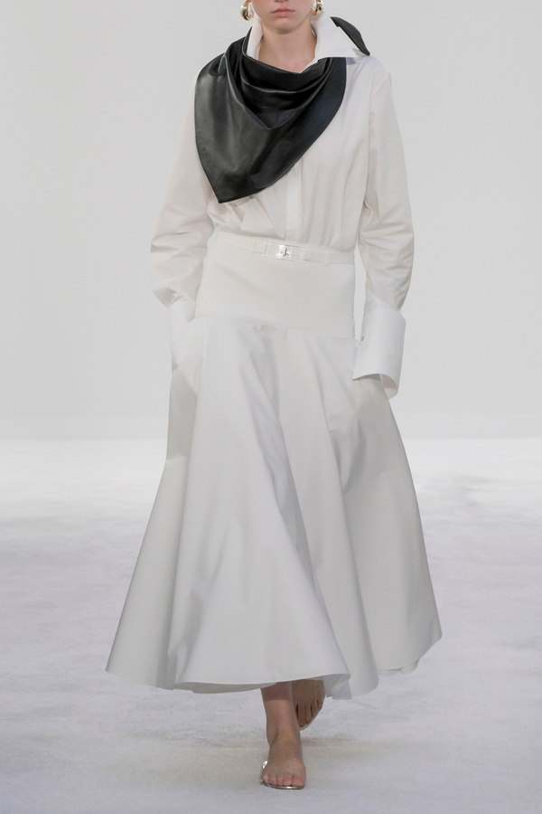 brandon maxwell The Judith Shirtdress in White