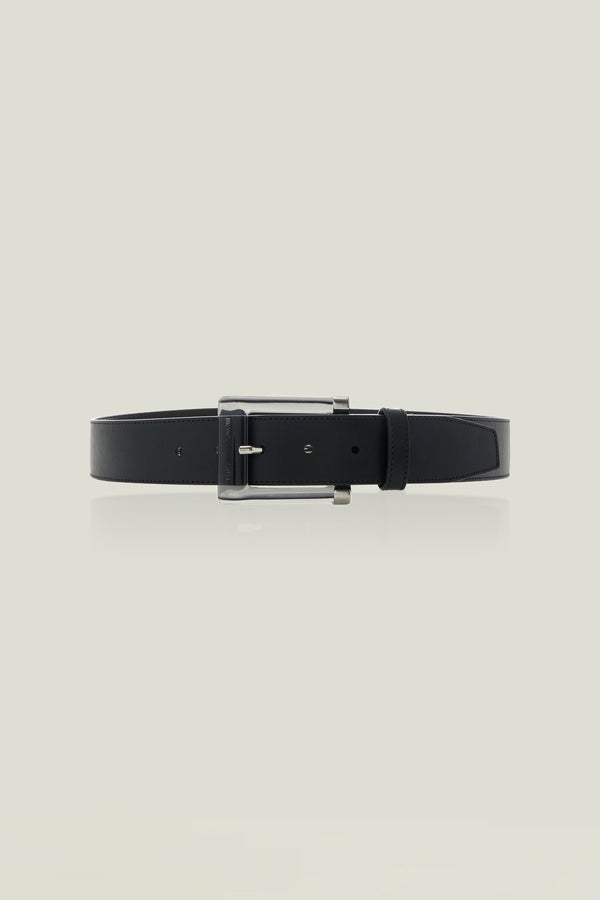 brandon maxwell The Leather Belt in Black