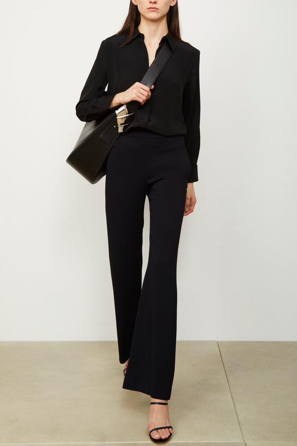 brandon maxwell The Spence Button Down in Black