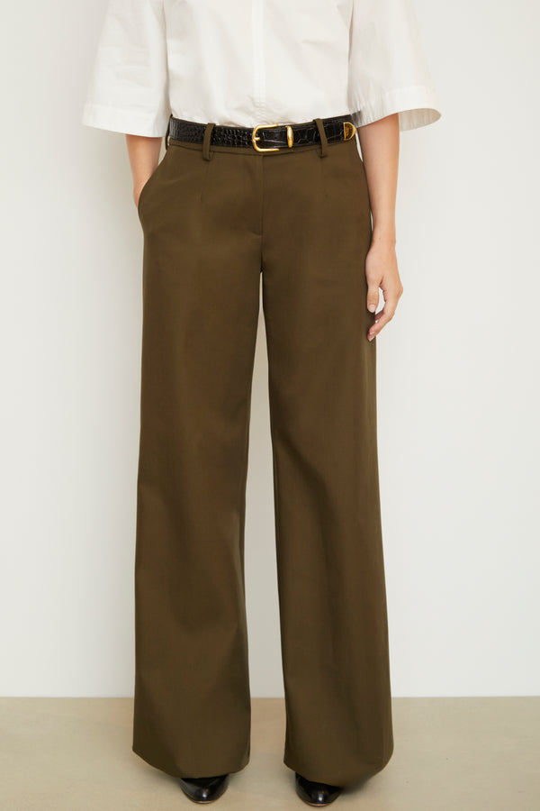 Brandon Maxwell The Tenley Trouser In Olive