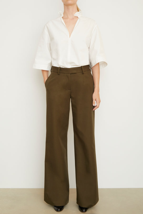 brandon maxwell The Tenley Trouser in Olive