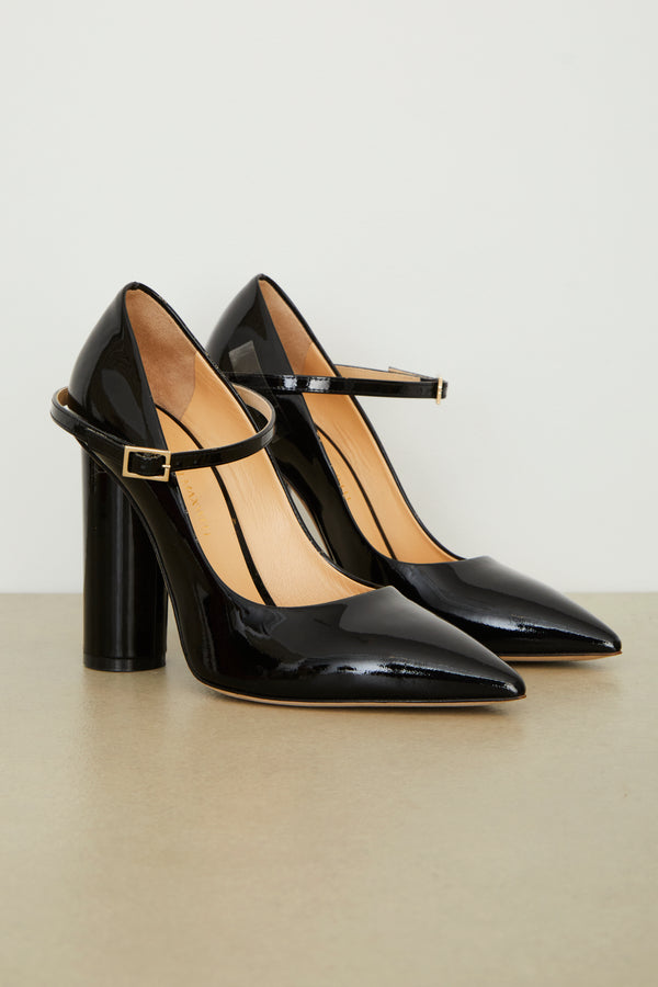 Brandon Maxwell The Mary Jane In Patent Leather Black