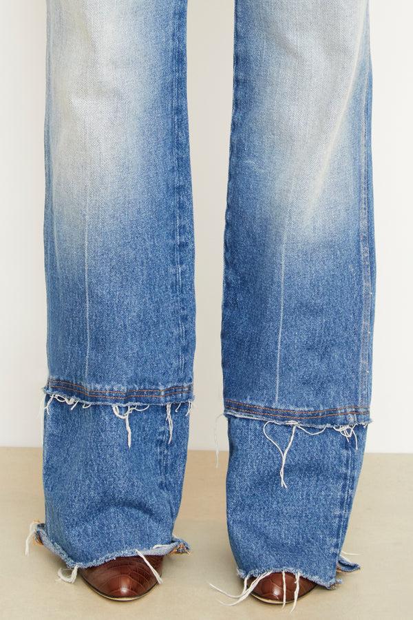 Brandon Maxwell The Wiley Straight Leg Denim In American Blue